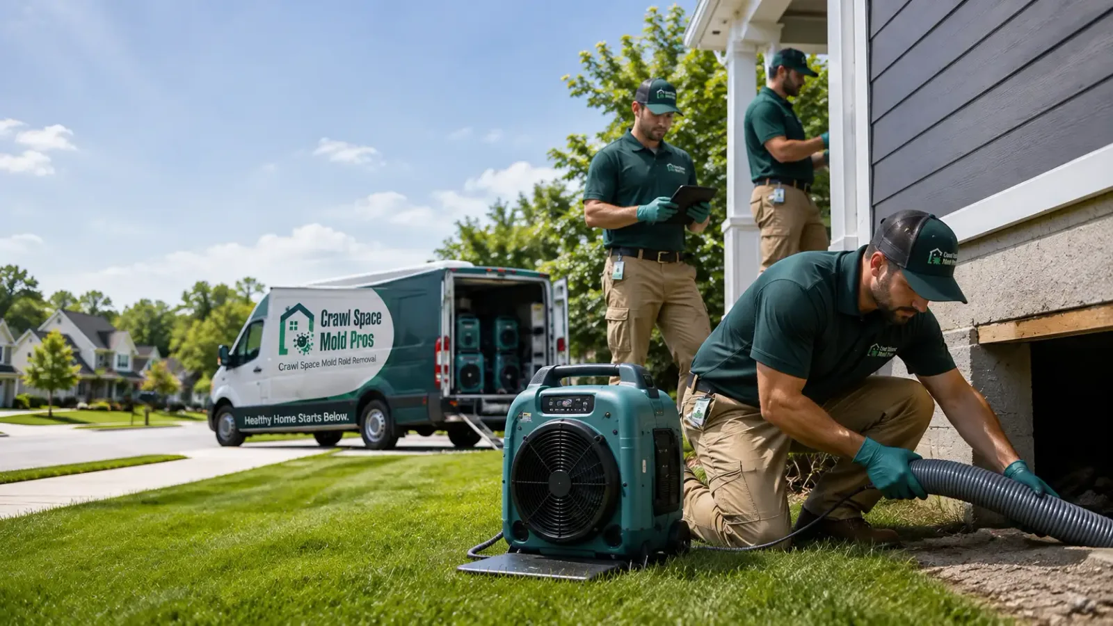 Crawl Space Mold Removal in Greenville, OH